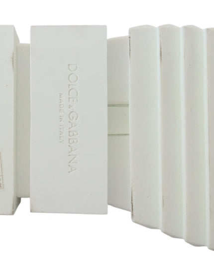 Dolce & Gabbana White Beige Sorrento Sneakers Shoes