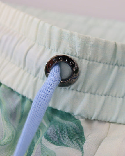 Dolce & Gabbana White Floral Printed Men Jogger Pants