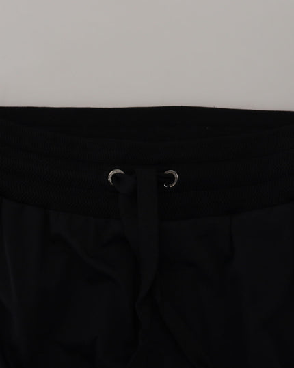 Dolce & Gabbana Black DG Print Mens Jogger Pants