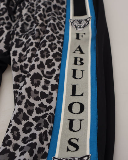 Dolce & Gabbana Multicolor DG King Leopard Print Jogger Pants