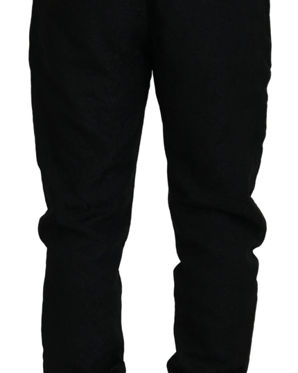 Dolce & Gabbana Black Men Casual Jogger Pants