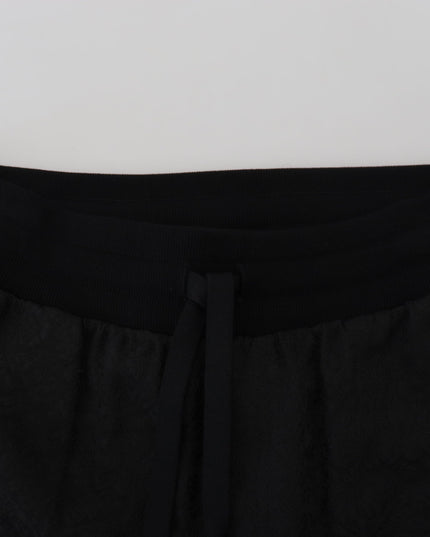 Dolce & Gabbana Black Men Casual Jogger Pants
