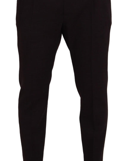 Dolce & Gabbana Brown Cotton Chino Men Pants