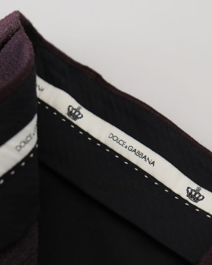 Dolce & Gabbana Brown Cotton Chino Men Pants