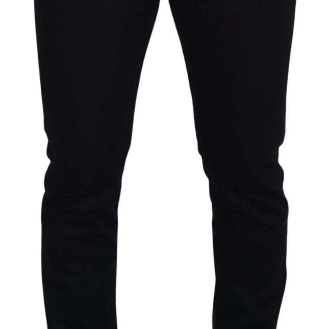 Dolce & Gabbana Black Cotton Skinny Casual Denim Jeans