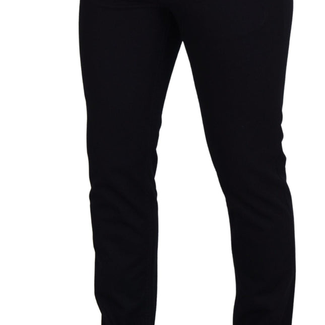 Dolce & Gabbana Black Cotton Skinny Casual Denim Jeans