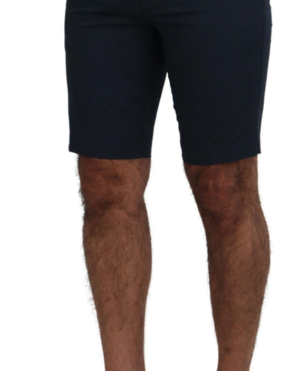 Dolce & Gabbana Blue Bermuda Low Waist Men Shorts