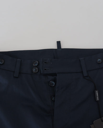 Dolce & Gabbana Blue Bermuda Low Waist Men Shorts