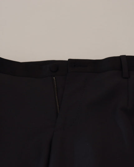 Dolce & Gabbana Black Wool Men Formal Pants