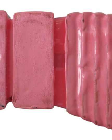 Dolce & Gabbana Pink Low Top Slip On Casual Sorrento Sneakers