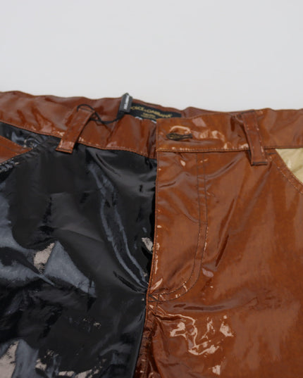 Dolce & Gabbana Multicolor Shining Slim Fit Men Denim Jeans