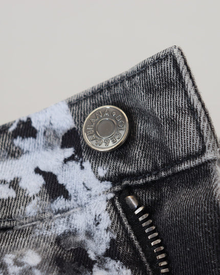 Dolce & Gabbana Multicolor Cotton Tie Dye Skinny Denim Jeans