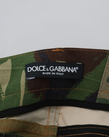 Dolce & Gabbana Multicolor Silk Patchwork Men Denim Jeans