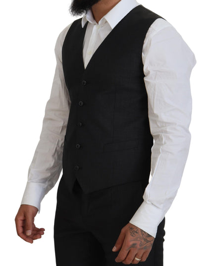 Dolce & Gabbana Gray MARTINI 3 Piece Slim Fit Suit