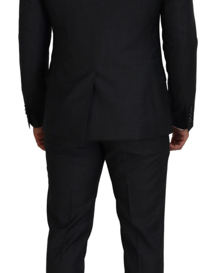 Dolce & Gabbana Gray MARTINI 3 Piece Slim Fit Suit