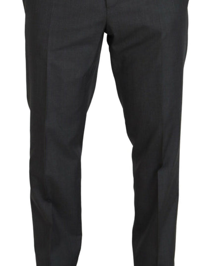 Dolce & Gabbana Gray MARTINI 3 Piece Slim Fit Suit