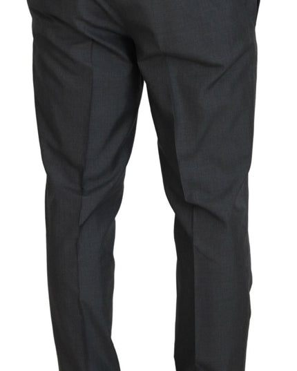 Dolce & Gabbana Gray MARTINI 3 Piece Slim Fit Suit