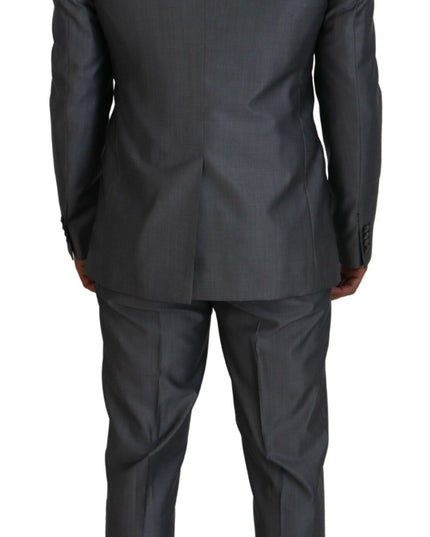 Dolce & Gabbana Gray SICILIA 3 Piece Slim Fit Suit