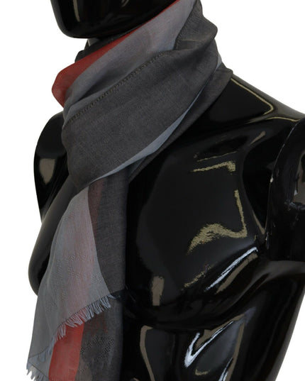 Costume National Multicolor Cotton Shawl Wrap Scarf