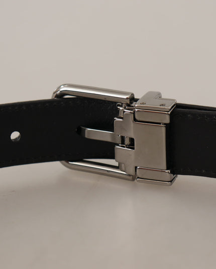 Dolce & Gabbana Red Exotic Leather Metal Logo Buckle Belt