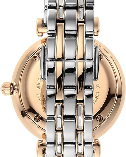 Emporio Armani Silver Steel Quartz Watch