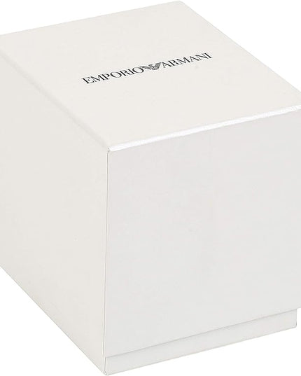 Emporio Armani Silver Steel Quartz Watch