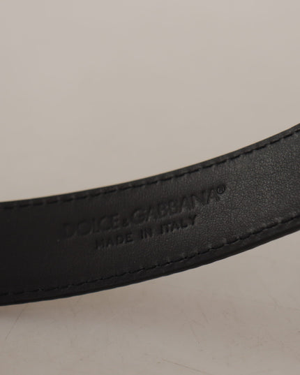 Dolce & Gabbana Brown Leopard Print Vintage Metal Waist Buckle Belt