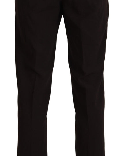BENCIVENGA Brown Straight Fit Formal Men Pants