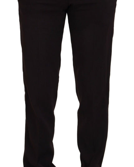 BENCIVENGA Brown Straight Fit Formal Men Pants