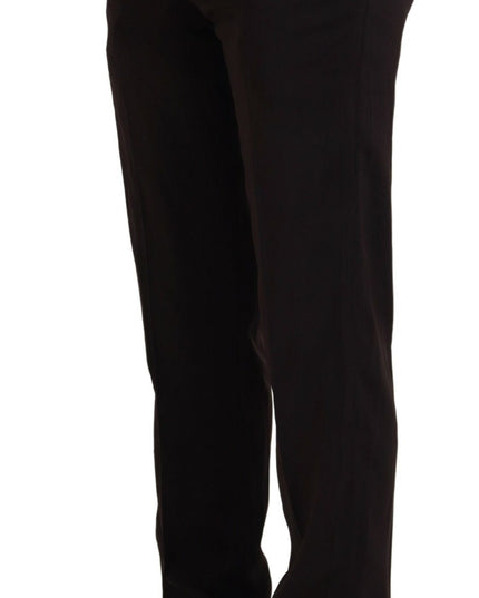 BENCIVENGA Brown Straight Fit Formal Men Pants