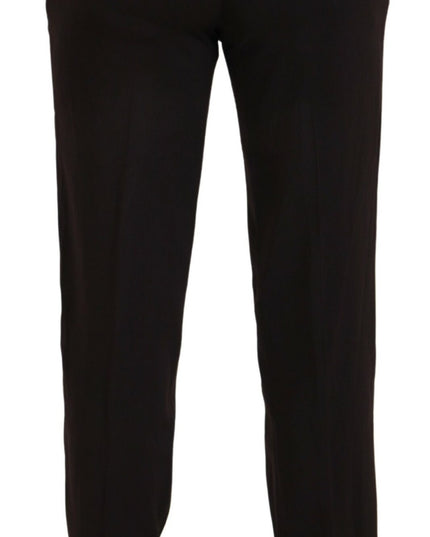 BENCIVENGA Brown Straight Fit Formal Men Pants