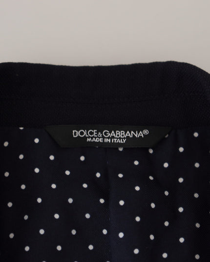 Dolce & Gabbana Blue Wool Formal Taormina Blazer