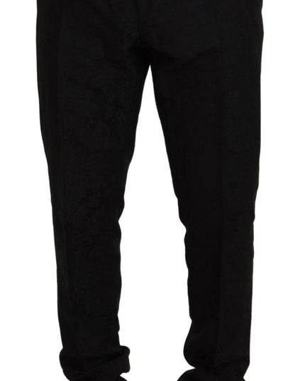 Dolce & Gabbana Black Single Breasted 2 Piece MARTINI Suit