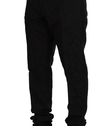 Dolce & Gabbana Black Single Breasted 2 Piece MARTINI Suit