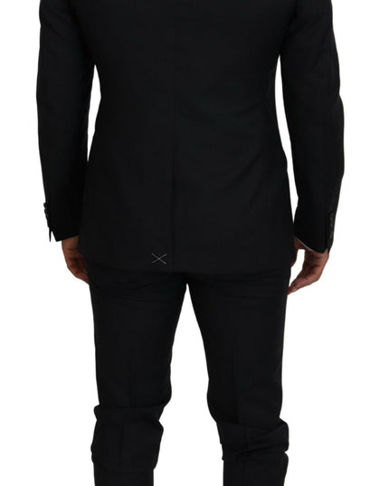 Dolce & Gabbana Black Single Breasted 2 Piece MARTINI Suit