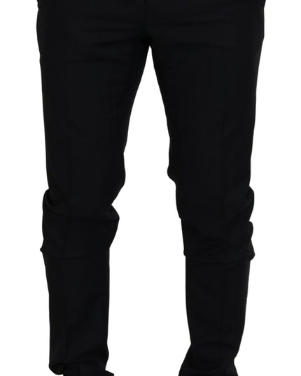 Dolce & Gabbana Black Single Breasted 2 Piece MARTINI Suit