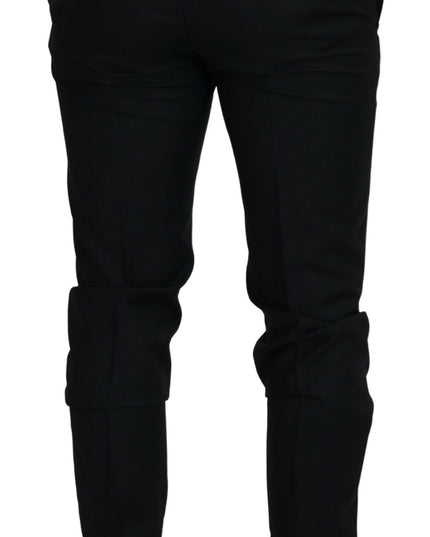 Dolce & Gabbana Black Single Breasted 2 Piece MARTINI Suit