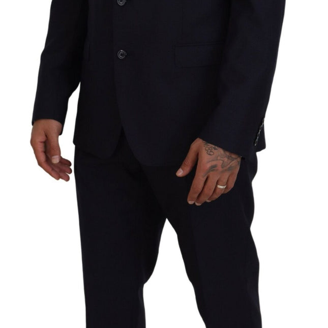 Dolce & Gabbana Blue Single Breasted 2 Piece MARTINI Suit