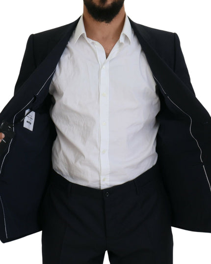 Dolce & Gabbana Blue Single Breasted 2 Piece MARTINI Suit