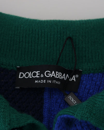 Dolce & Gabbana Multicolor Stripes Wool Pullover Sweater