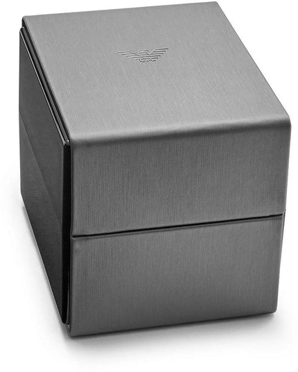 Emporio Armani Silver Steel Quartz Watch