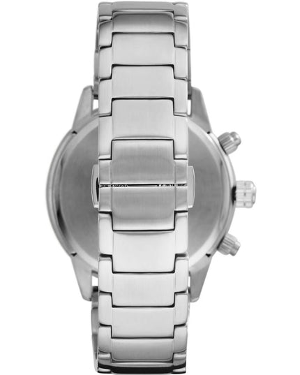 Emporio Armani Bronze and Silver Steel Chronograph Watch