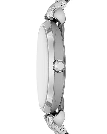 Emporio Armani Silver Steel Quartz Watch