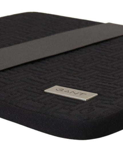 Gant Black Padded Pouch Bag Zipper Cover Sleeve Case