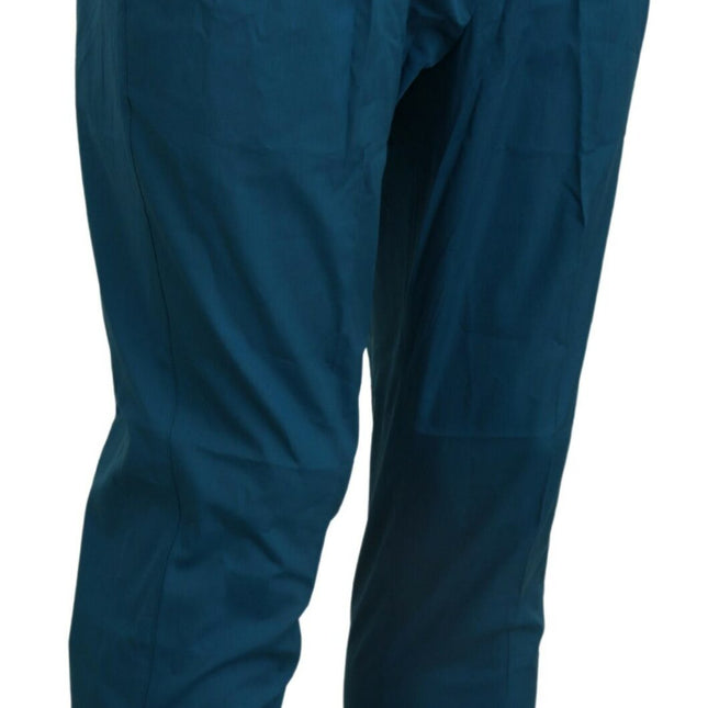 Dolce & Gabbana Blue Cotton Chinos Trousers Pants