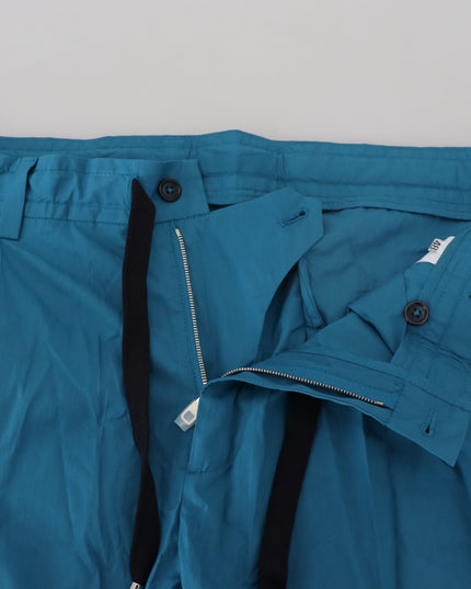 Dolce & Gabbana Blue Cotton Chinos Trousers Pants