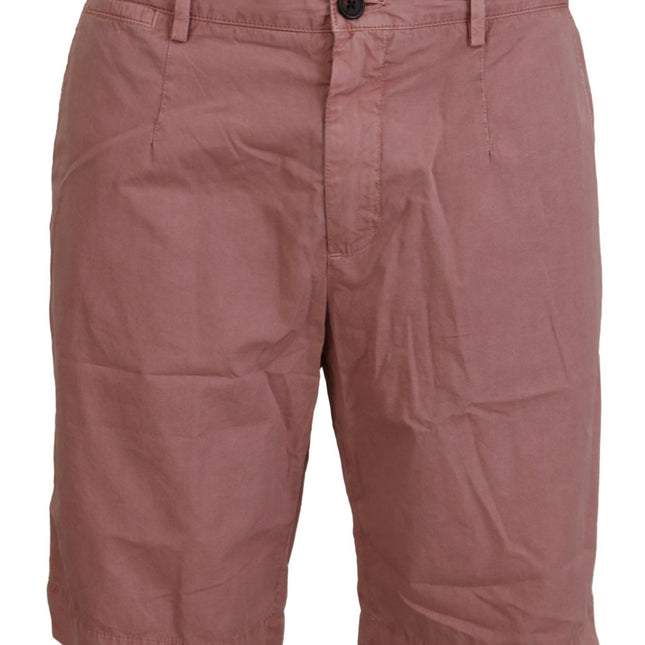 Dolce & Gabbana Pink Chinos Cotton Casual Mens Shorts