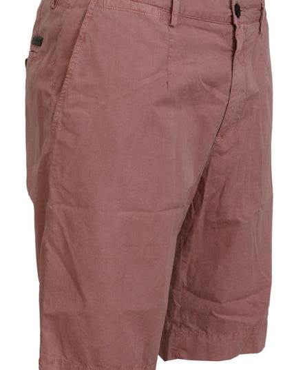 Dolce & Gabbana Pink Chinos Cotton Casual Mens Shorts
