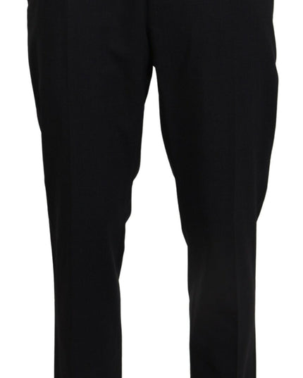 Dolce & Gabbana Gray Wool Stretch Dress Formal Slim Fit Pant