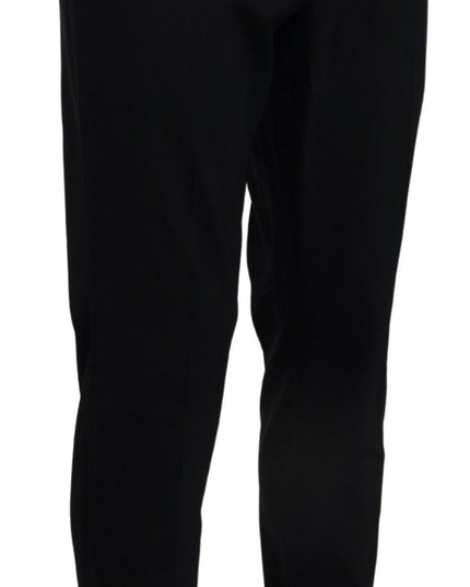 Dolce & Gabbana Blue Wool Stretch Dress Formal Slim Fit Pant